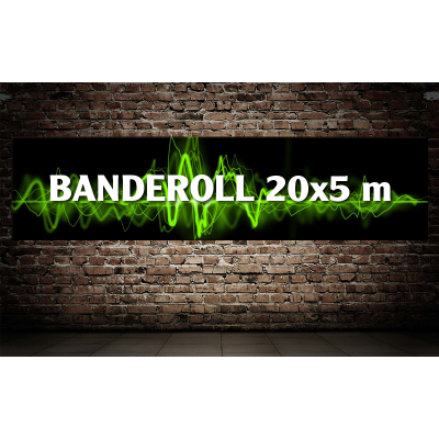 Banderoll 20x5 meter - Komplett
