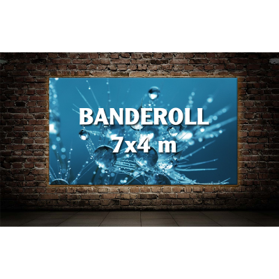 Banderoll 7x4 meter - Komplett!